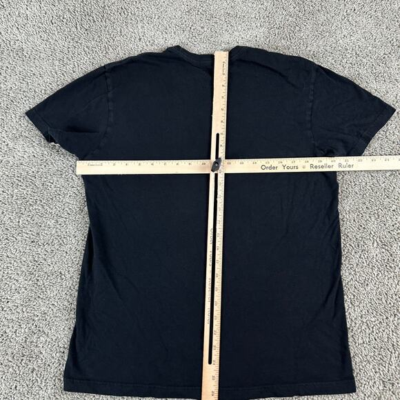 Polo Ralph Lauren Shirt Mens Medium Black Red Pony Short Sleeve Cotton Casual - Picture 5 of 8